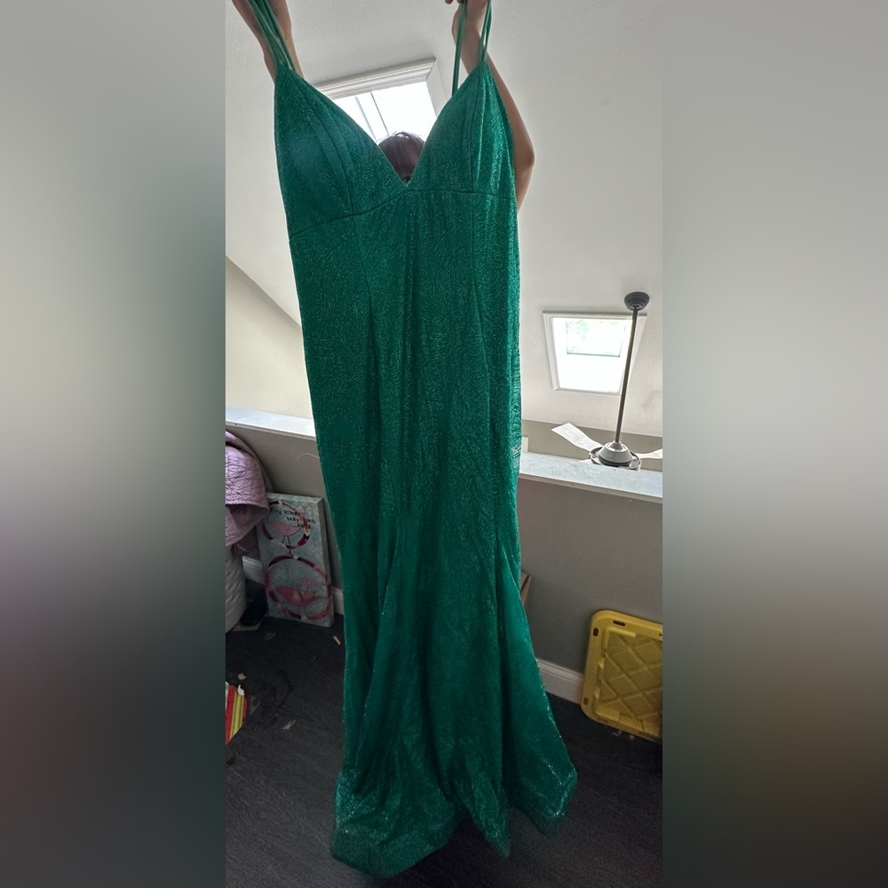 Green PROM DRESS 👗🤩